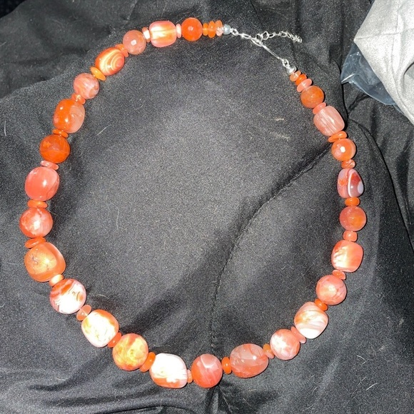20" Picante Agate Bead Necklace by Jay King - Picture 7 of 10